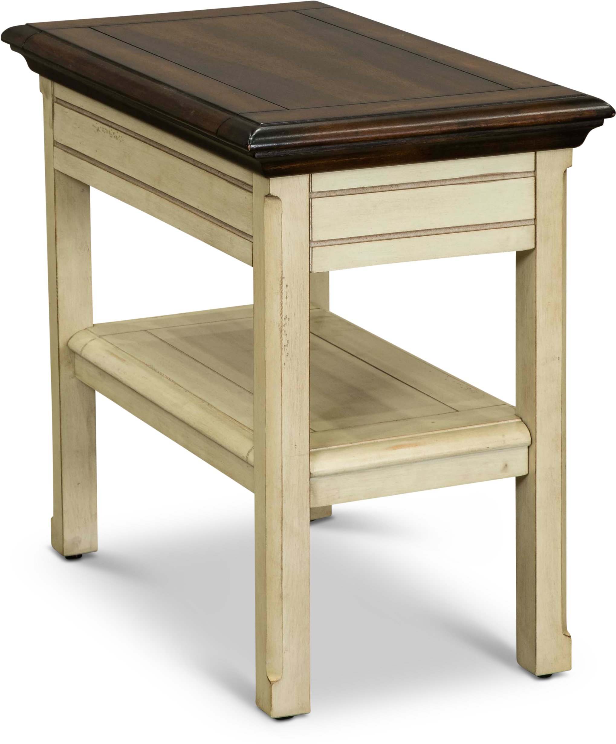 Linen White Chairside Table - Sutters Creek-1