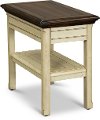 Linen White Chairside Table - Sutters Creek