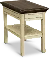 Sutters Creek Cream and Brown Side Table