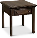 Jamestown Brown End Table with Drawer