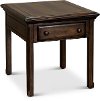 Traditional Brown End Table with Drawer - Jamestown