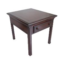 Traditional Brown End Table with Drawer - Jamestown-3