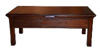 Burnished Brown Slidetop Cocktail Table - Jamestown-4