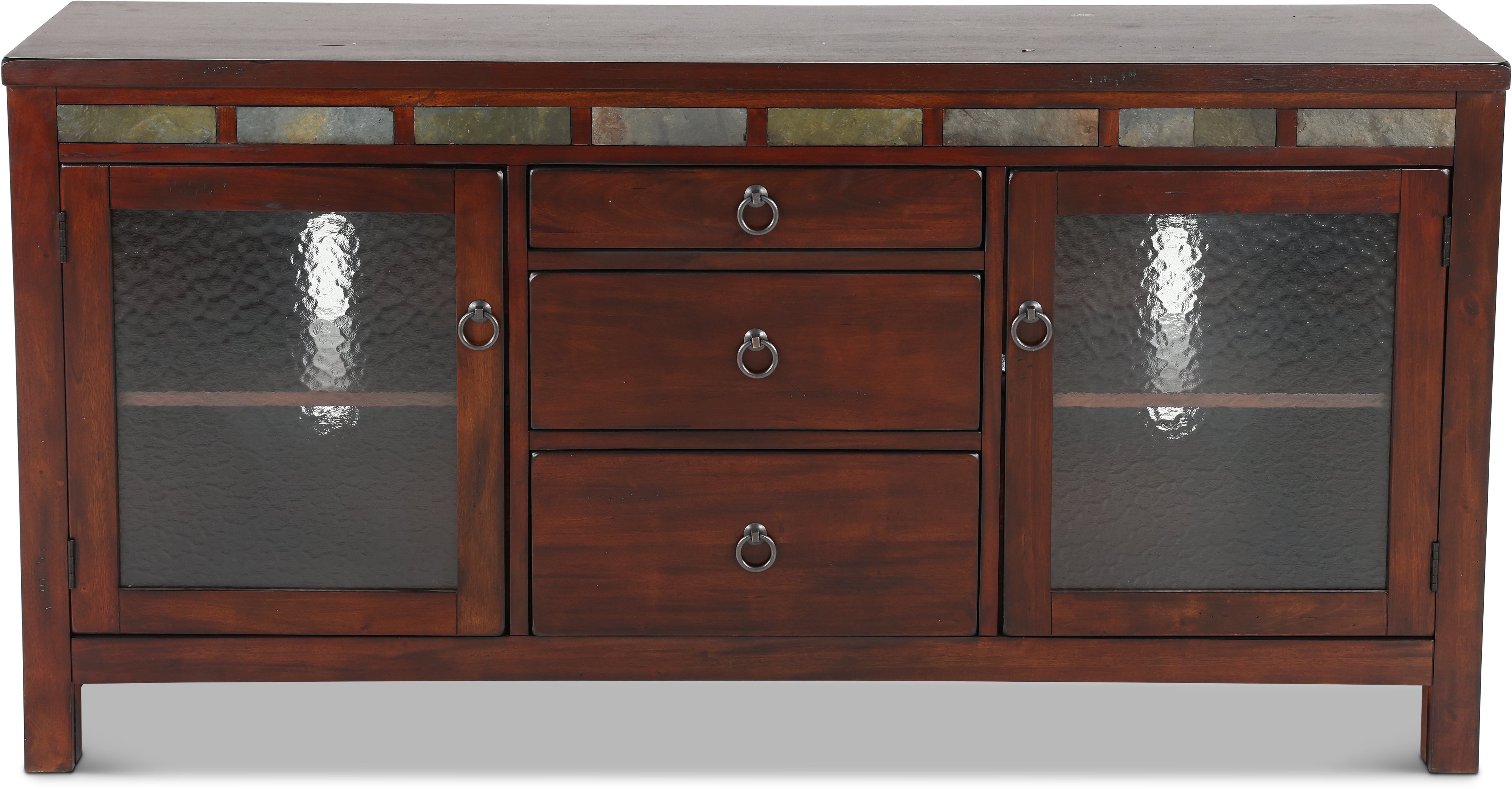 Dark Brown Rustic 60 TV Stand - Santa Fe-1