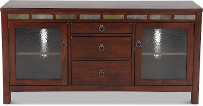 Dark Brown Rustic 60 TV Stand - Santa Fe