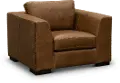 Hawkins Brown Leather Chair