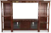 Rustic Brown 4 Piece 60 Inch Entertainment Center - Santa Fe