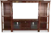 Rustic Brown 4 Piece 60 Inch Entertainment Center - Santa Fe