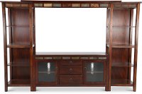 Rustic Brown 4 Piece 60 Inch Entertainment Center - Santa Fe