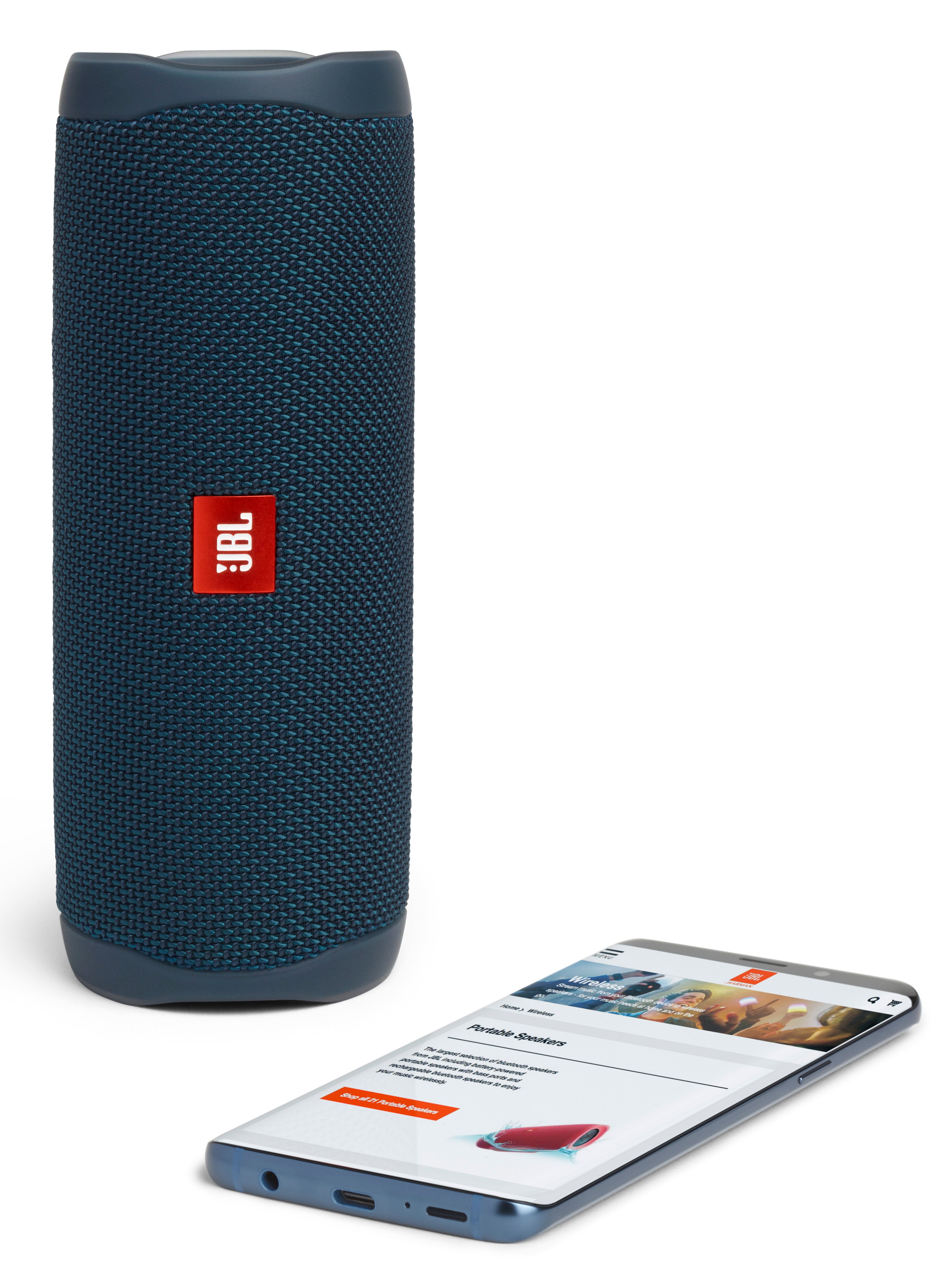 FLIP 5 BLUE SPEAKER JBL Flip 5 Waterproof Portable Bluetooth Speaker - Blue-2