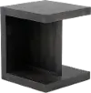 Avery Loft Ghost Black End Table