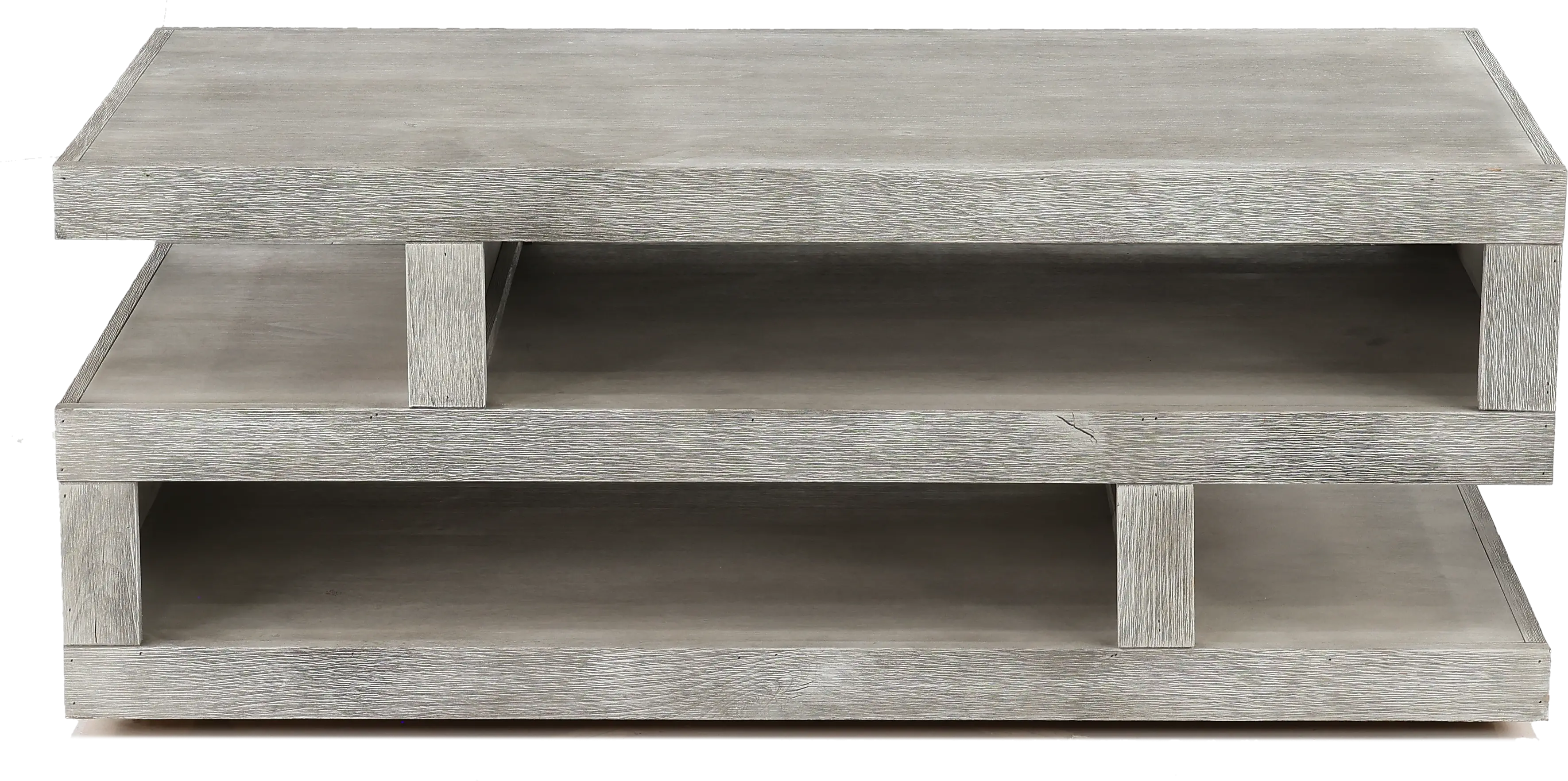 Avery Loft Limestone Gray Coffee Table-1