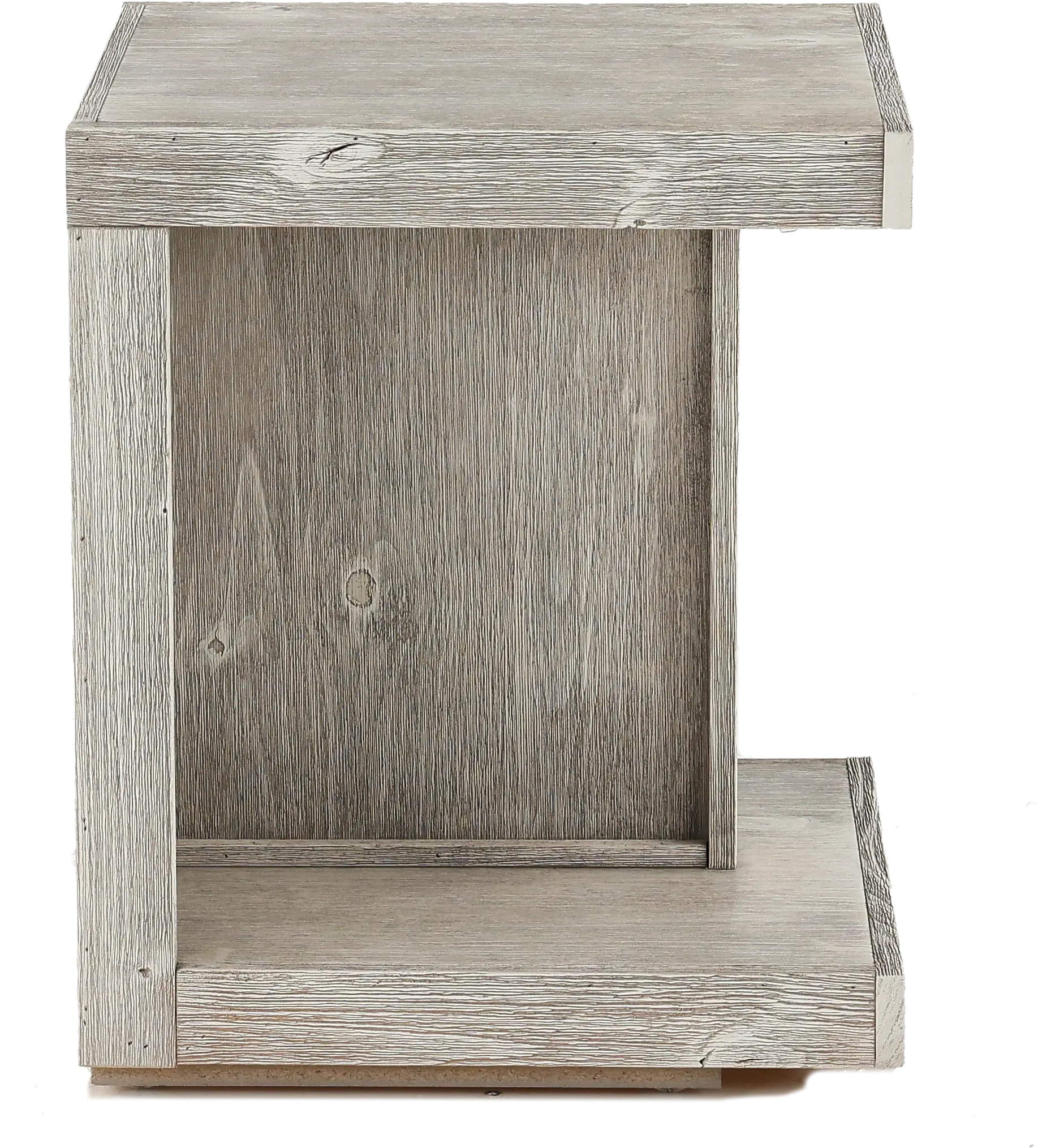 Avery Loft Limestone Gray End Table-1