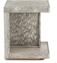 Avery Loft Limestone Gray End Table