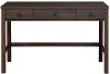 Contemporary Espresso Brown Desk - Granite Falls