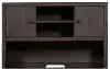 Granite Falls Brown Desk Hutch