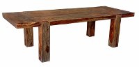 Natural Sheesham Dining Room Table - Buffalo