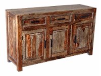 Natural Sheesham Dining Sideboard - Buffalo