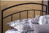 1169-49 Contemporary Black Full-Queen Metal Headboard - Julien