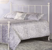 1222-470 Classic White Full-Queen Metal Headboard - Molly