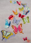 4 x 6 Small Multi-Color Kids Butterfly Area Rug - 'Lil Mo Whimsy Butterfly