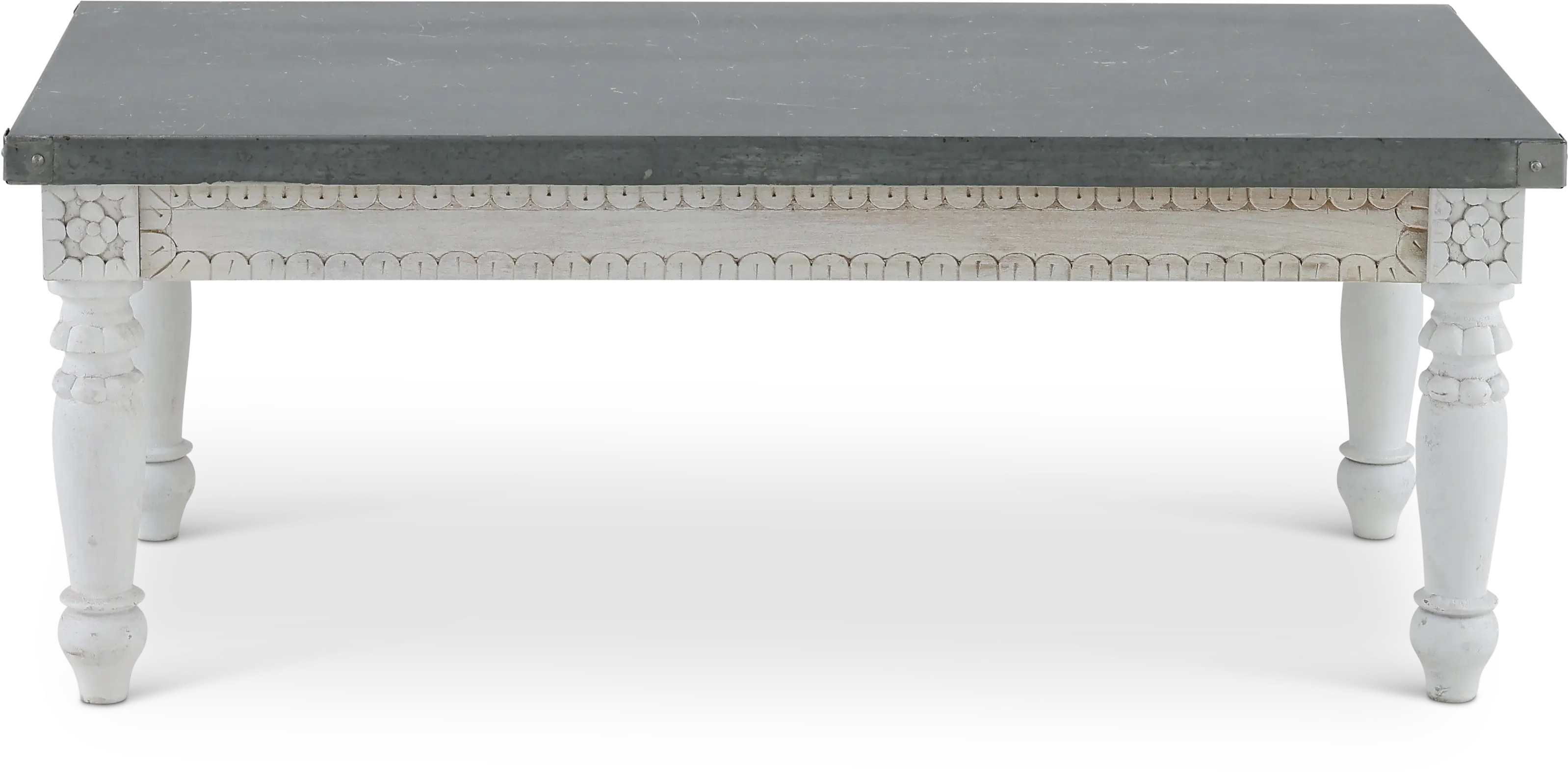 Tatum Coffee Table with Metal Top-1