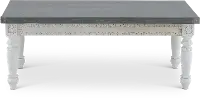 Tatum Coffee Table with Metal Top