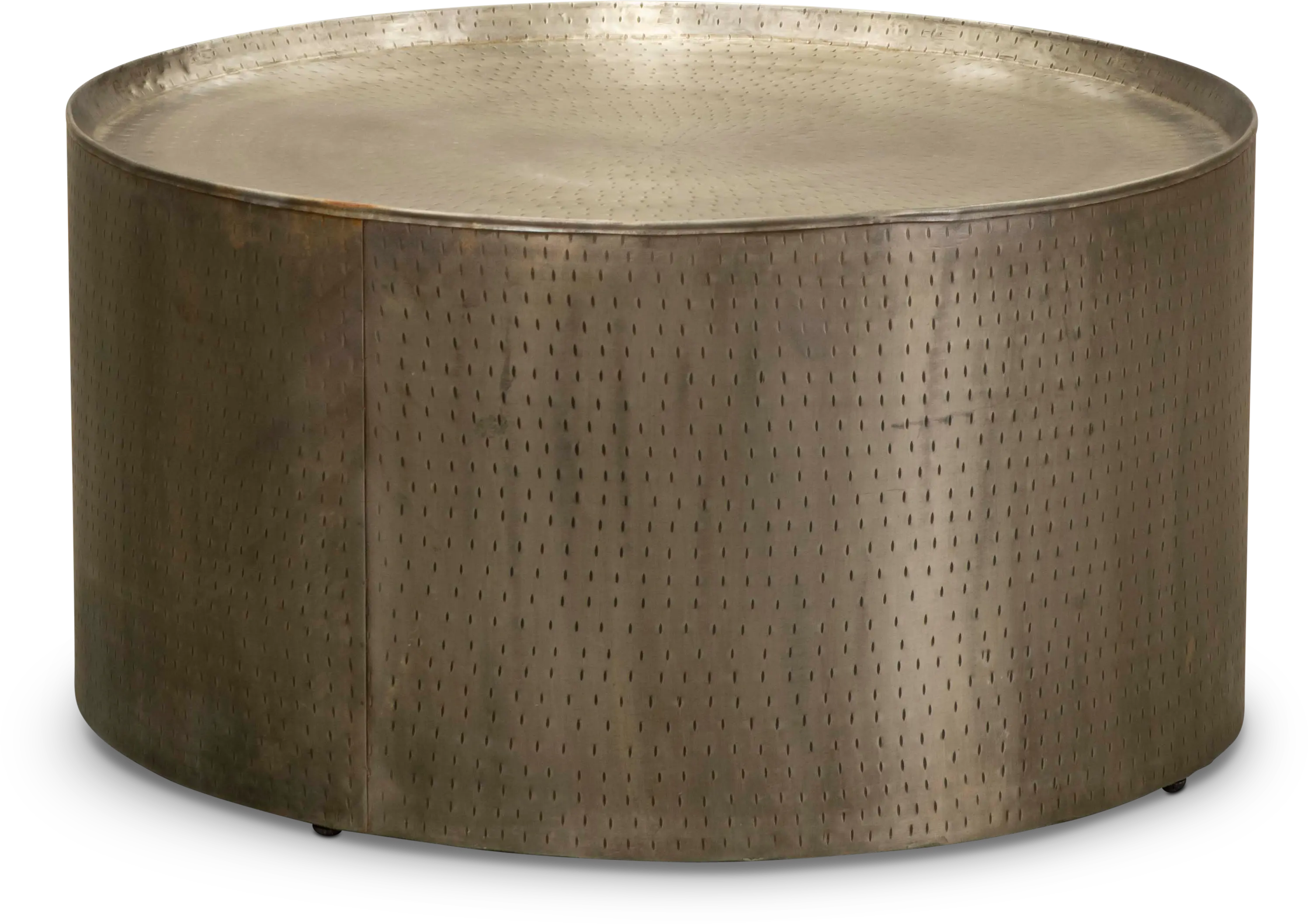 Madison Round Metal Coffee Table-2