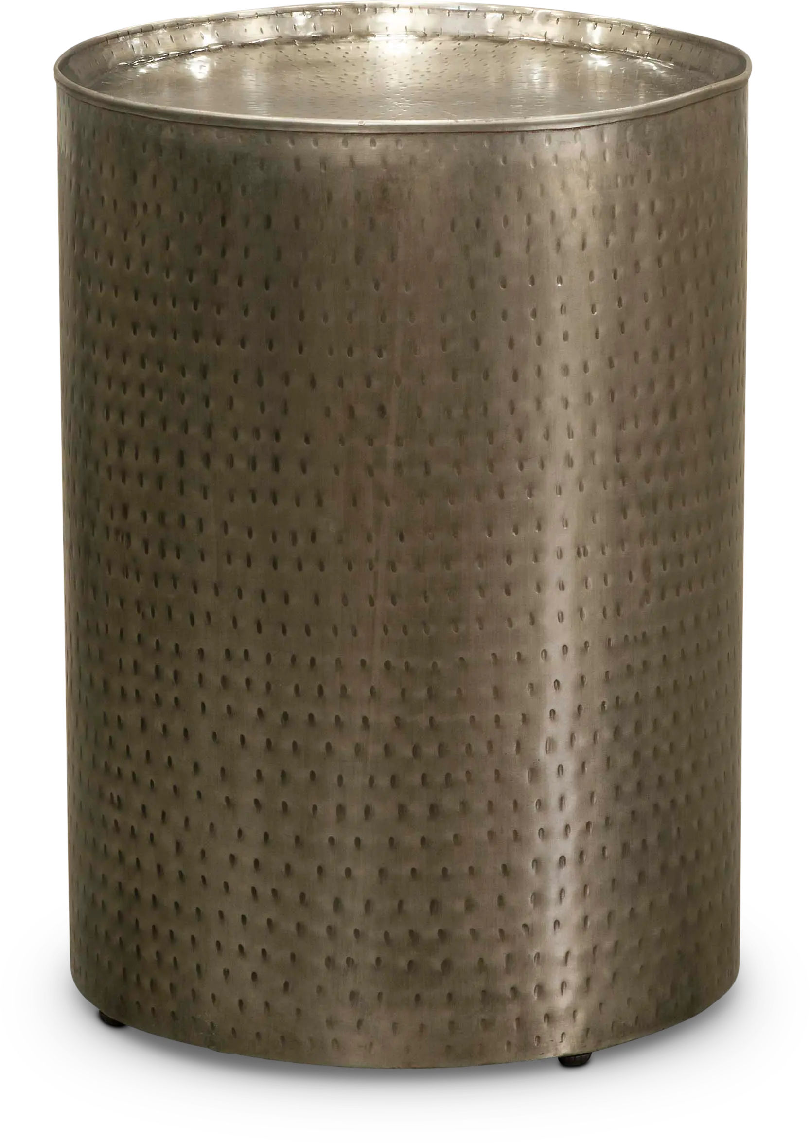 Madison Round Metal End Table-1