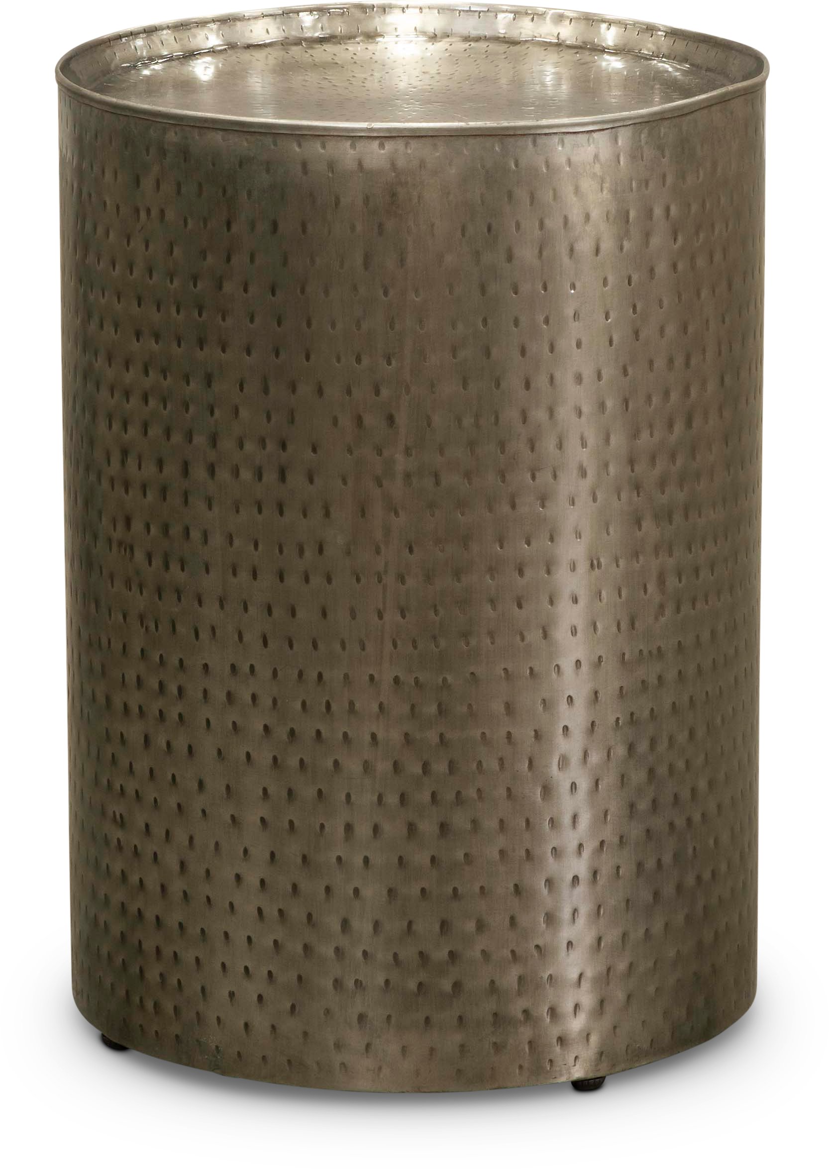 Round Metal End Table - Madison-1