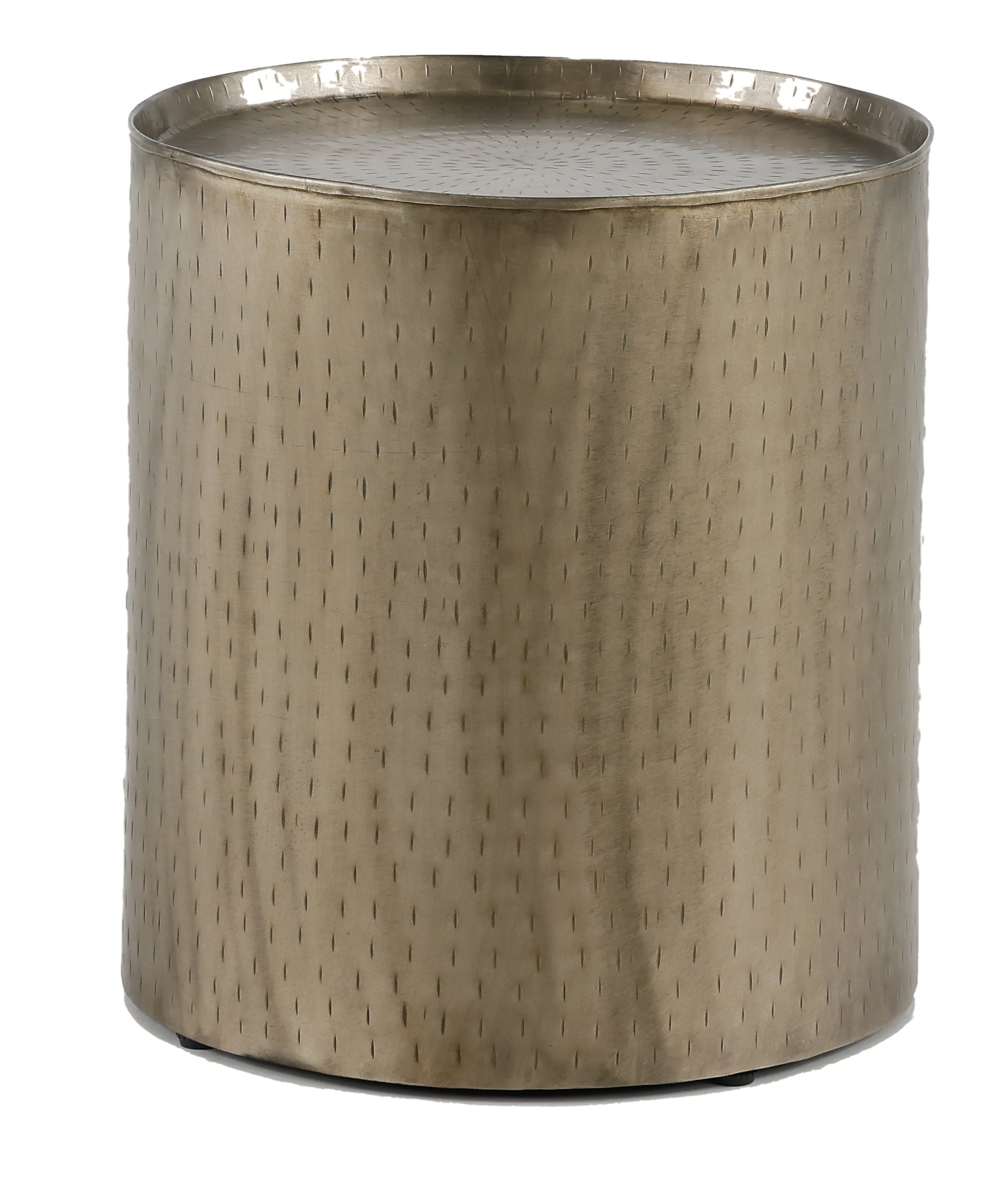 Round Metal End Table - Madison-3