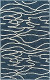 5 x 8 Medium Transitional Denim Blue Rug - Pesario