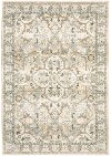 5 x 7 Medium Beige and Ivory Area Rug- Andorra