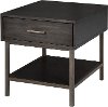 Clearance Retro Dark Walnut End Table - Fulton