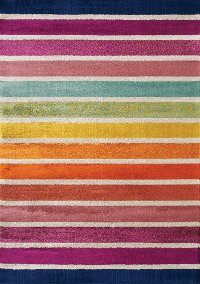 4 x 6 Small Rainbow Area Rug - Brighton