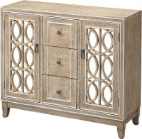 Light Brown Sideboard with Circular Intertwining Overlays-3