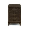 Dark Oak Chairside Table - Proximity Heights