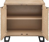 Butterscotch Circular Carved Two Door Cabinet-7