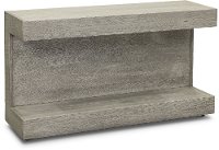Modern Gray Oak Sofa Table - Nova