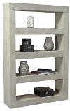 Modern Gray 73 Inch Bookcase - Nova