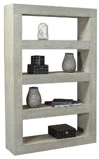 Modern Gray 73 Inch Bookcase - Nova