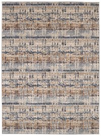 91675-50128/5.3X7.1 5 x 8 Medium Kaleidoscopic Denim Blue Rug - Scott Living Expressions