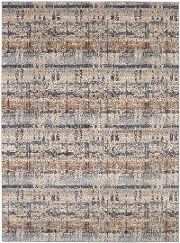 8 x 11 Large Kaleidoscopic Denim Blue Rug - Scott Living Expressions