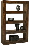 Modern Brown 73 Inch Bookcase - Nova