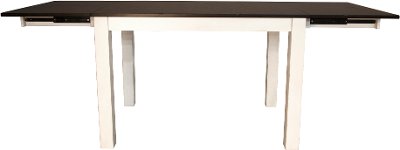 KIT White and Brown Counter Height Dining Table - Mariposa