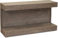 Taupe Oak Sofa Table - Nova