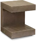 Nova Taupe Oak End Table