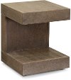 Taupe Oak End Table - Nova