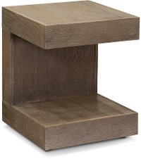 Taupe Oak End Table - Nova