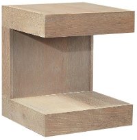 Taupe Oak End Table - Nova-3